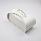 Custom lichtgewicht witte cake doos met handvat voedsel verpakkingsdoos