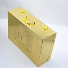 Scharnierende Houten de Dozen300g Gouden Handvat van de Luxegift Verpakking voor Gezondheidszorg