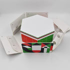 Twee van de de Theechocolade van het Luxe van de Stijve Hexagonale Karton de Verpakkingslagen Doos