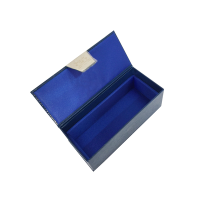 kopen Recyclebare luxe geschenkdozen High End blauwe rigide kartonnen verpakkingsdozen online manufacture