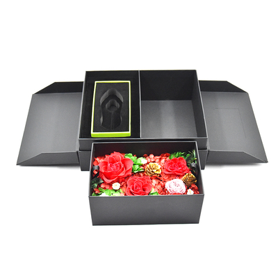 kopen Automatische geschenkverpakking met dubbele deur en liftmechanisme, creatief ontwerp met hoge uitstraling, bedrukte stevige kartonnen doos online manufacture