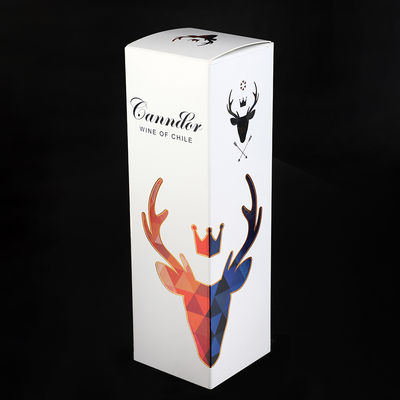 kopen 250g de Giftdoos Opvouwbare Artpaper Enig Champagne Whisky Alcohol Packaging Box van de wijnfles online manufacture