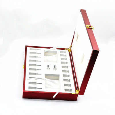 kopen Houten de Dozen Klein Scharnierend MDF Verpakt Pu Leer van de Luxegift online manufacture
