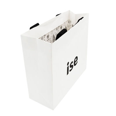 kopen Crepack Twee de Luxedocument van Kanteneco Vriendschappelijke 200gram C2S het Winkelen Zak met het Handvat van het Zijdelint online manufacture