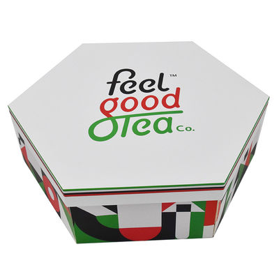 kopen Twee van de de Theechocolade van het Luxe van de Stijve Hexagonale Karton de Verpakkingslagen Doos online manufacture