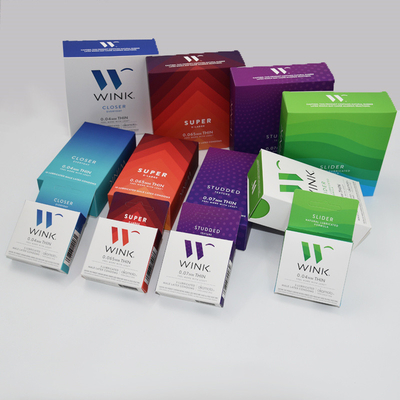 kopen 1 van de de Luxegift van het stuk Vlakke Pak Zachte Gelamineerde van het de Dozengepaste kleur Gedrukte Condoom de Gezondheidszorgdoos online manufacture