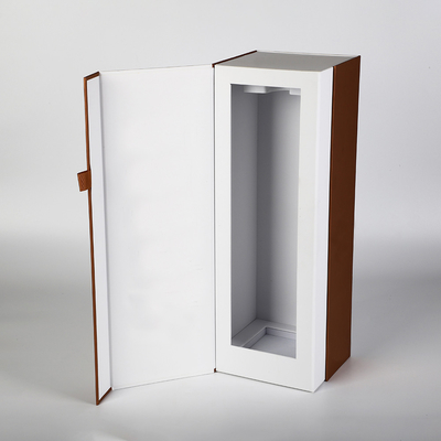 kopen enig het vakje van de wodkafles verpakkend het Kartondocument van Gin Rigid Magnetic Gift Box de wijnvakje van Flip Top Rose Gold online manufacture