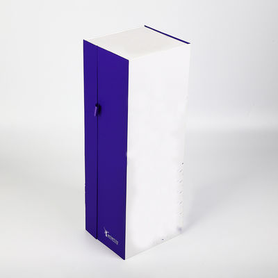 kopen Gepersonaliseerd Ééndelig van de de Giftdoos van de Wijnfles van het de Omslaggolf Wit de Folieembleem FSC online manufacture