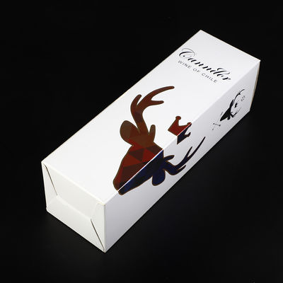De opvouwbare de Giftdozen van de Kartonwijn kiezen het Slot van de Flessenneerstorting voor Champagne Whisky Alcohol uit