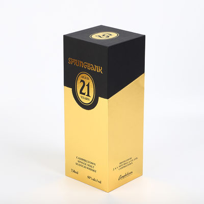 De Dooskarton van alcoholische drankflip top wine bottle gift het Magnetische Sluiten