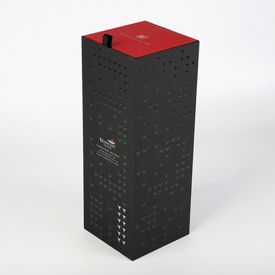 Stijve Vouwende van de de Flessengift van de Karton Rode Wijn de Dooswhisky Gin Packaging Box