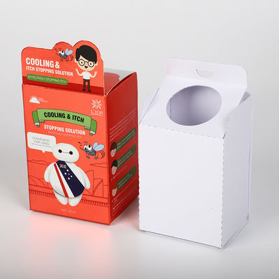 Van de de Roomkleur van SBS Sunblock van de het Gezichtszorg de Giftdoos Vlakke Opvouwbare Cmyk