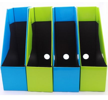 De vouwbare van het het Tijdschriftdossier van de Kantoorbehoeftenhouder Organisator CMYK Golfcollapsibile 300mm