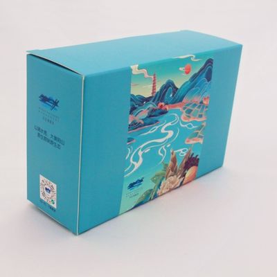 Blauwe Document Golfmailer de Vakjes van ISO9001 CMYK Douane Toy Boxes