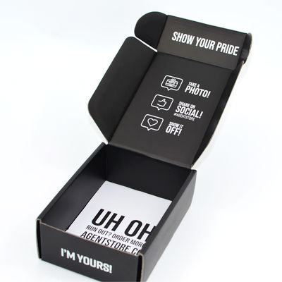 Golfkartonnen verpakkingsdoos gemakkelijk te hanteren, aanpasbare grootte