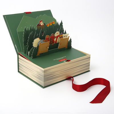 De Doos van de de Sluitingsgift van Debossingskerstmis Magnetische Kosmetische Verpakking