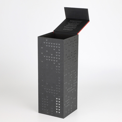 Van de de Flessengift van de douanewijn de Doosodm Pu het Stijve Flip Single Cardboard Spirits Box Hoogste Openen